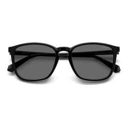 Polaroid Sunglasses PLD 4139/S in BLACK, straight front view
