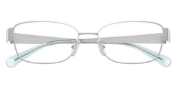 Coach Frame HC5201 in Shiny Silver 9001 (9001), straight front view