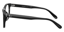 Coach Frame HC6277U in Black (5002), side profile view