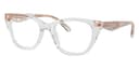 Coach Frame HC6289U in Transparent Gray 5935 (5935), front three-quarter view