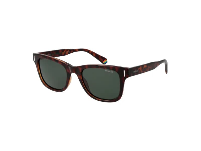 Polaroid Sunglasses PLD 6206/S in Havana (086), front three-quarter view