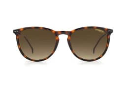 Carrera Sunglasses 2027T/S in Havana (086), straight front view
