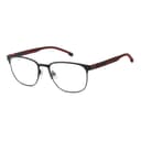 Carrera Frame 8917 in MATTE BLACK RED, three quarter view