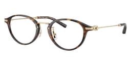 Coach Frame HC6268D in Dark Tortoise (5120), front three-quarter view