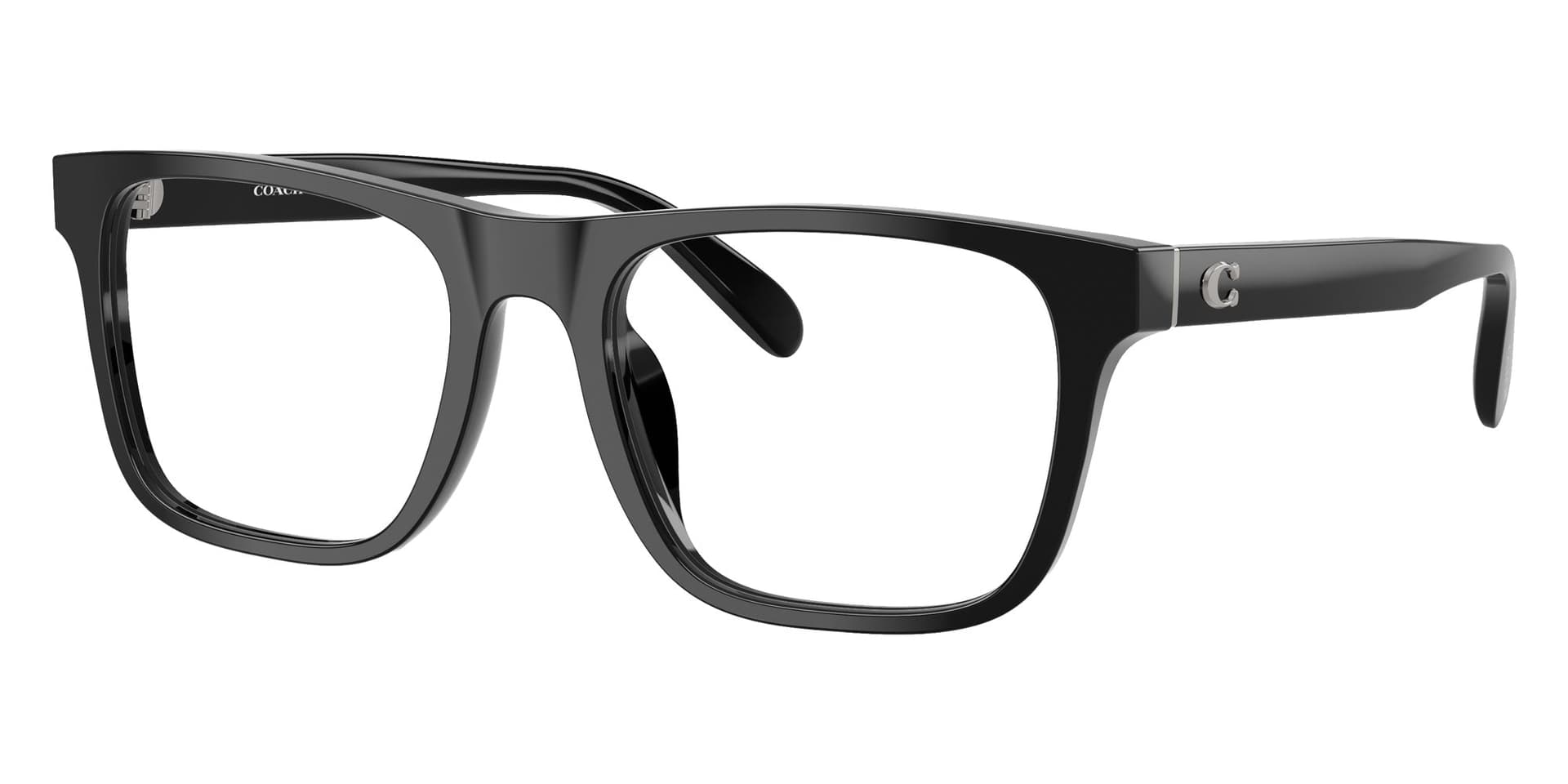Coach Frame HC6277U in Black (5002), front three-quarter view
