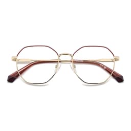 Polaroid Frame PLD D555 in GOLD BURGUNDY, folded