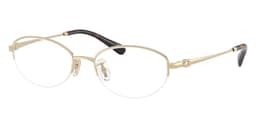 Coach Frame HC5207TD in Shiny Light Gold 9005 (9005), front three-quarter view