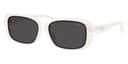 Coach Sunglasses HC8444D in Milky Cloud / Gray Solid (579087), front three-quarter view