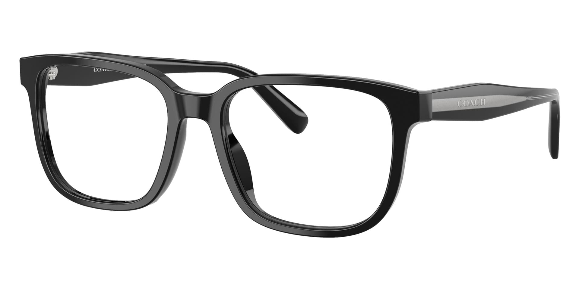 Coach Frame HC6291U in Black 5002 (5002), front three-quarter view