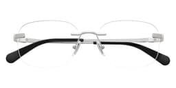 Coach Frame HC5206D in Shiny Silver 9001 (9001), straight front view