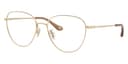 Coach Frame HC5192 in Shiny Light Gold (9005), front three-quarter view