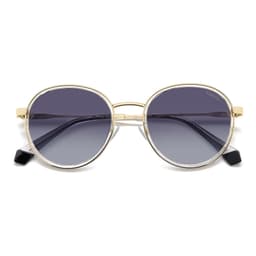Polaroid Sunglasses PLD 4173/G/S/X in GOLD GREY, straight front view
