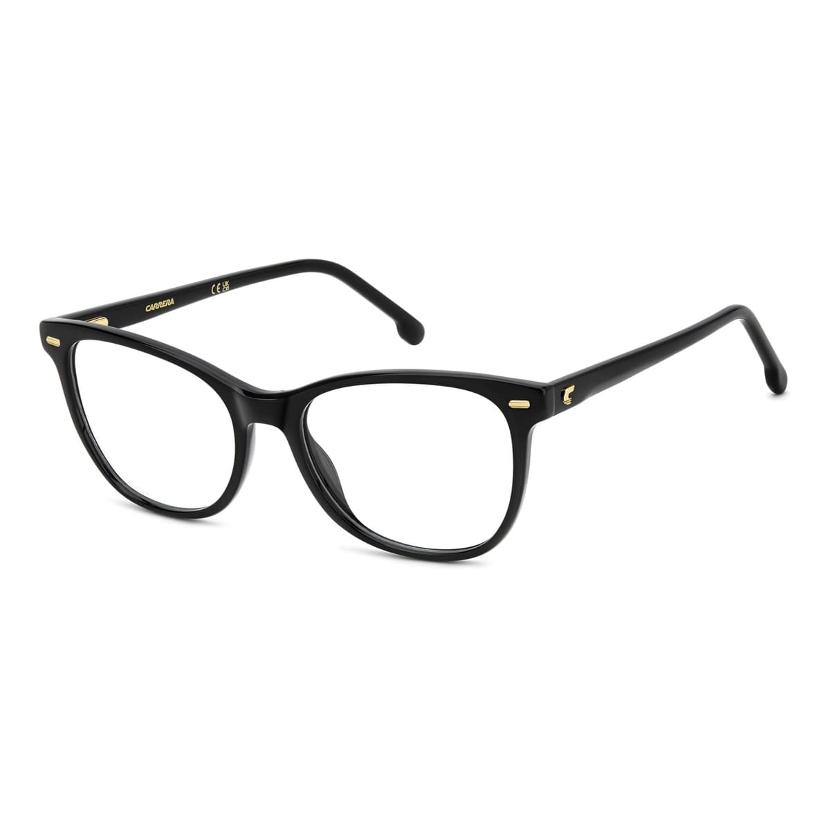 Carrera Frame 3074 in BLACK, three quarter view