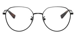 Coach Frame HC5116D in Shiny Black / Blue Light Filter (9331SB), straight front view