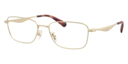 Coach Frame HC5204 in Satin Light Gold 9005 (9005), front three-quarter view