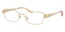 Coach Frame HC5201 in Shiny Light Gold 9005 (9005), front three-quarter view