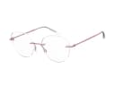 Seventh Street Frame 7A 599 in Rosa (35J), front three-quarter view