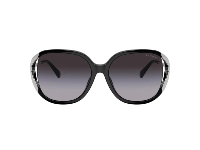 Coach Sunglasses HC8396U in 50028G (50028G), straight front view