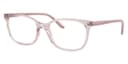 Vogue Eyewear Frame VO5621 in Transparent Pink (2942), front three-quarter view