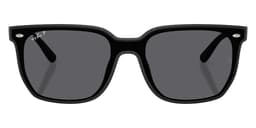 Ray-Ban Sunglasses RB4466D in Matte Black / Polarized Gray (601S81), straight front view