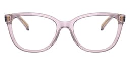 Coach Frame HC6186 in Transparent Lilac (5679), straight front view
