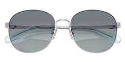 Coach Sunglasses HC7189 in Shiny Silver / Ocean Gradient 900119 (900119), straight front view