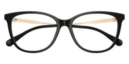 Coach Frame HC6297D in Black 5002 (5002), straight front view