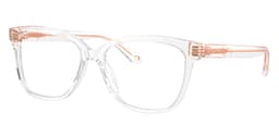 Coach Frame HC6242U in Transparent Clear (5111), front three-quarter view