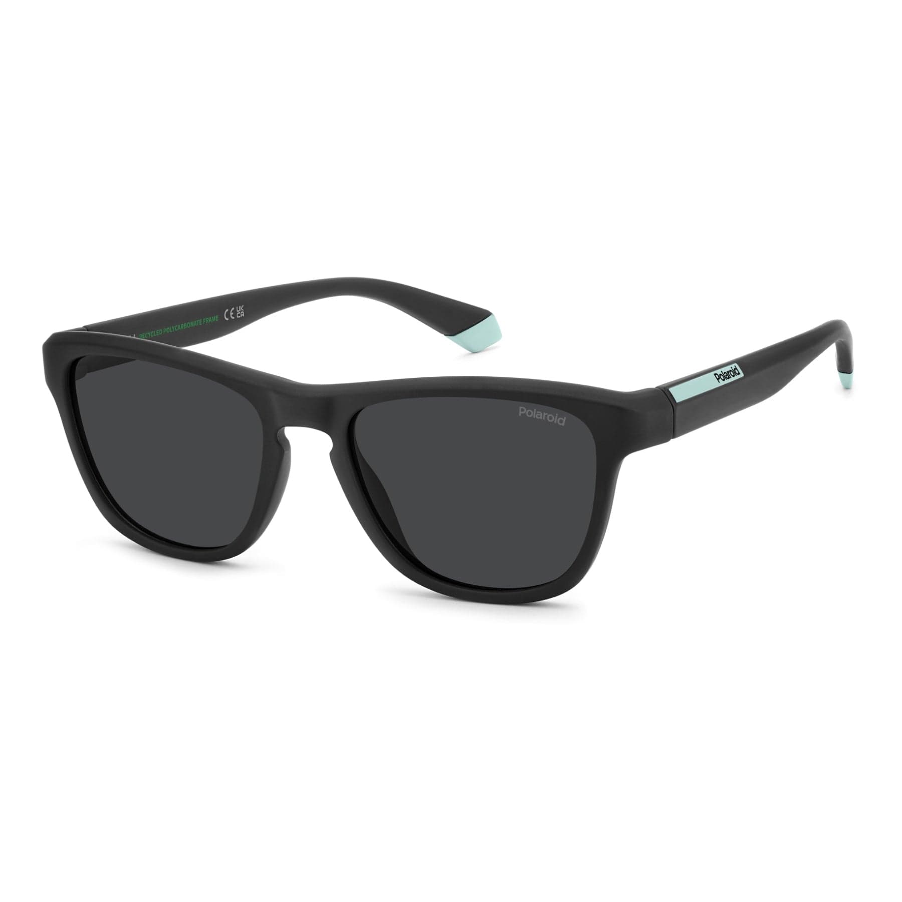 Polaroid Sunglasses PLD 2168/S in MATTE BLACK, three quarter view