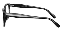 Coach Frame HC6291U in Black 5002 (5002), side profile view