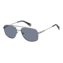 Polaroid Sunglasses PLD 6235/S/X in RUTHENIUM BLUE, three quarter view