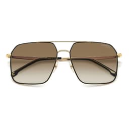 Carrera Sunglasses 333/S in BLACK GOLD, folded