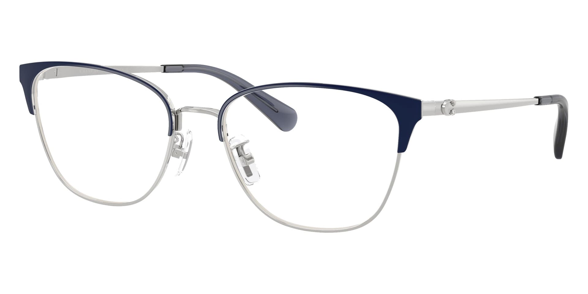 Coach Frame HC5202 in Silver/Blue 9481 (9481), front three-quarter view