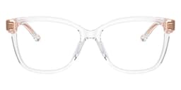 Coach Frame HC6242U in Transparent Clear (5111), straight front view
