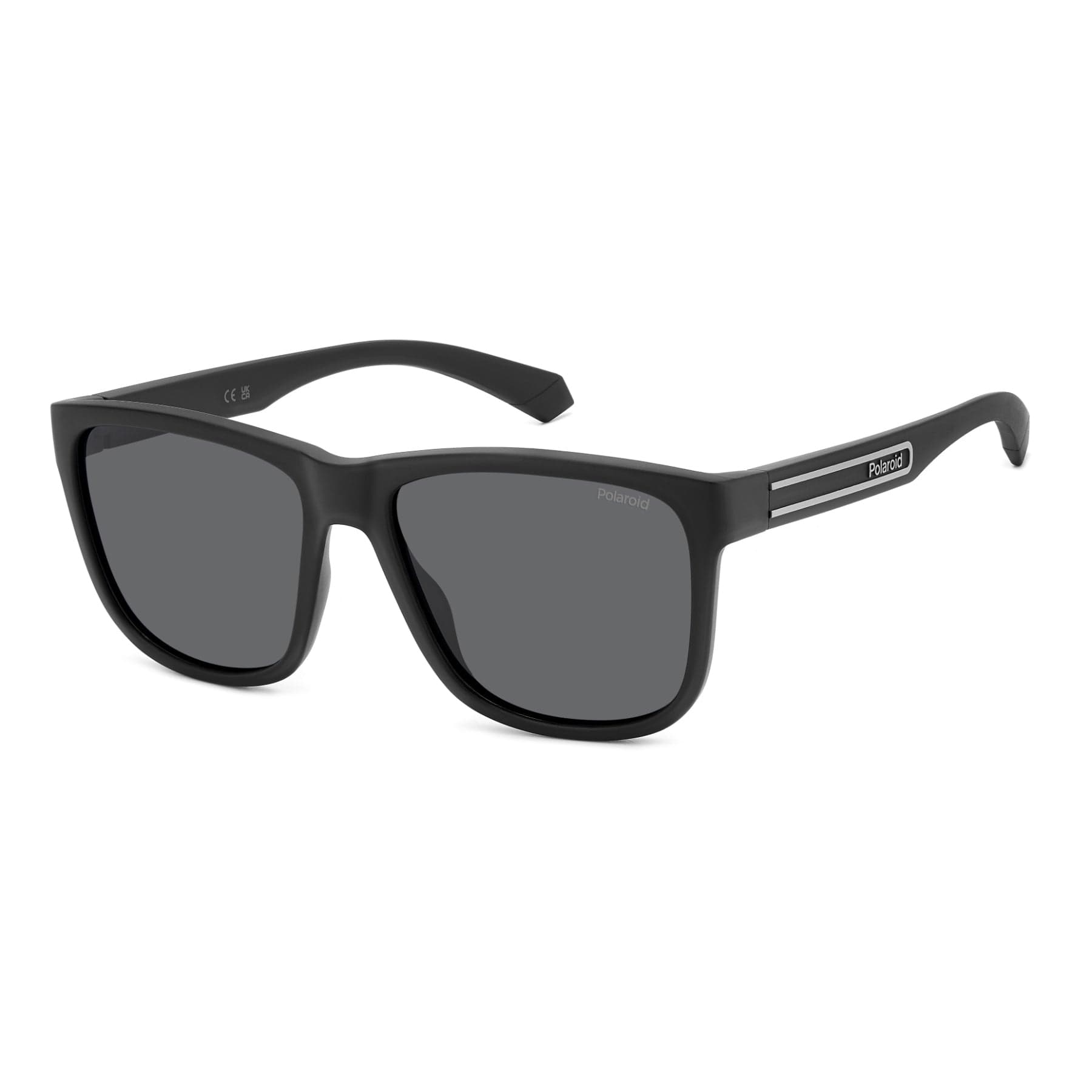 Polaroid Sunglasses PLD 2155/S in MATTE BLACK, three quarter view