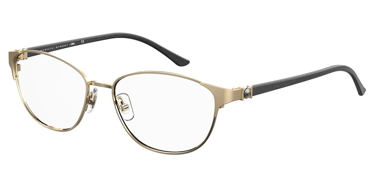 Seventh Street Frame 7A 544 in Gold (J5G), front three-quarter view