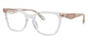Coach Frame HC6288U in Transparent Gray 5935 (5935), front three-quarter view