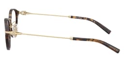 Coach Frame HC6268D in Dark Tortoise (5120), side profile view