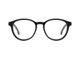 Carrera Frame 2052T in Negro (08A), straight front view