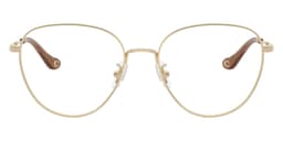Coach Frame HC5192 in Shiny Light Gold (9005), straight front view