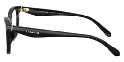 Coach Frame HC6288U in Black 5002 (5002), side profile view
