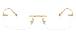 Coach Frame HC5196TD in Shiny Gold (9441), straight front view