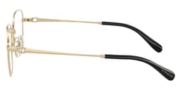 Coach Frame HC5198TD in Shiny Light Gold (9005), side profile view