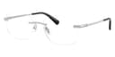 Coach Frame HC5206D in Shiny Silver 9001 (9001), front three-quarter view