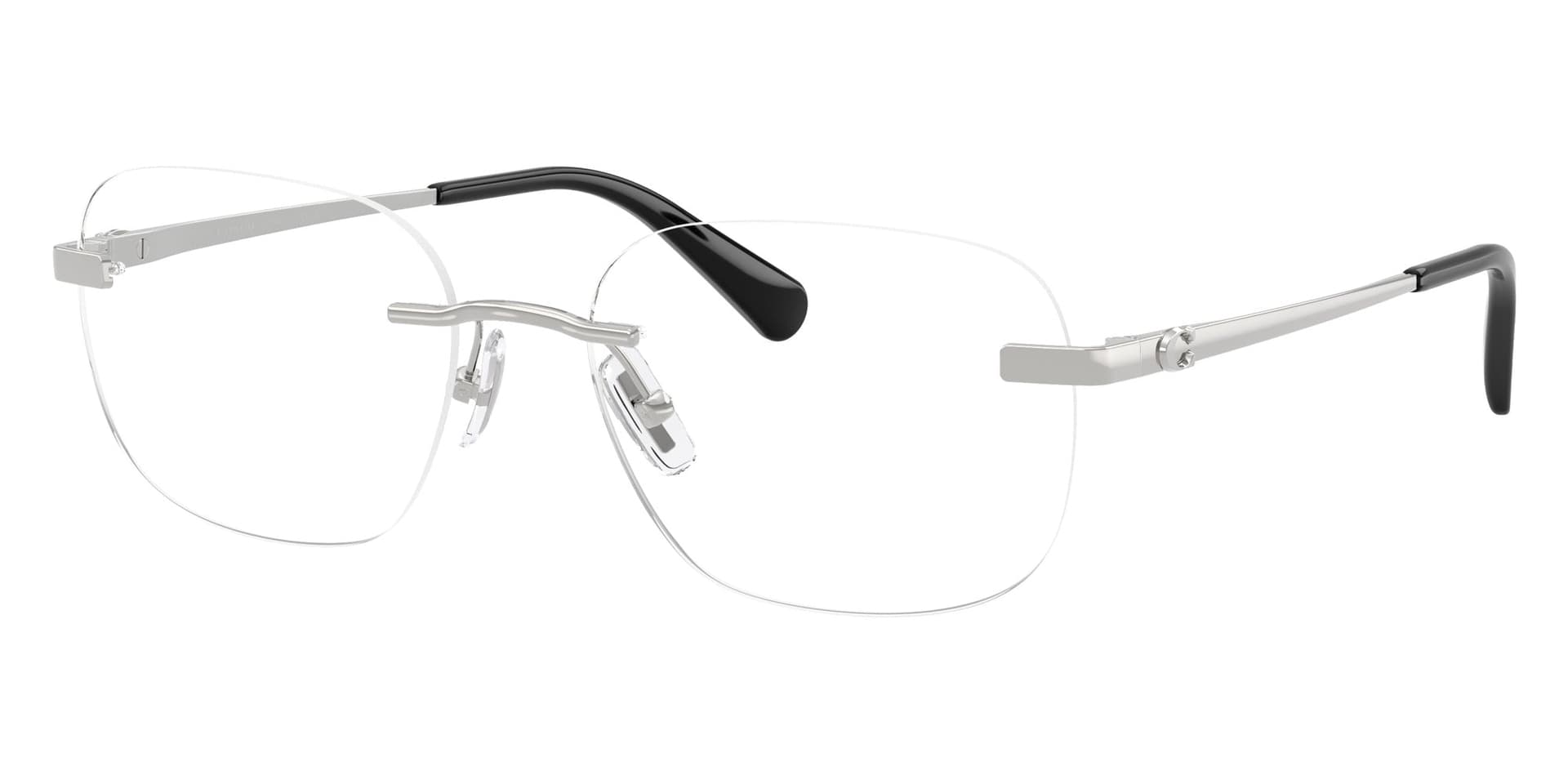 Coach Frame HC5206D in Shiny Silver 9001 (9001), front three-quarter view