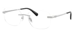 Coach Frame HC5206D in Shiny Silver 9001 (9001), front three-quarter view