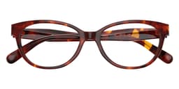 Coach Frame HC6293U in Walnut Tortoise 5938 (5938), straight front view