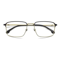 Carrera Frame 8927 in MATTE BLACK GOLD, folded