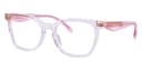 Coach Frame HC6288U in Transparent Iris 5936 (5936), front three-quarter view