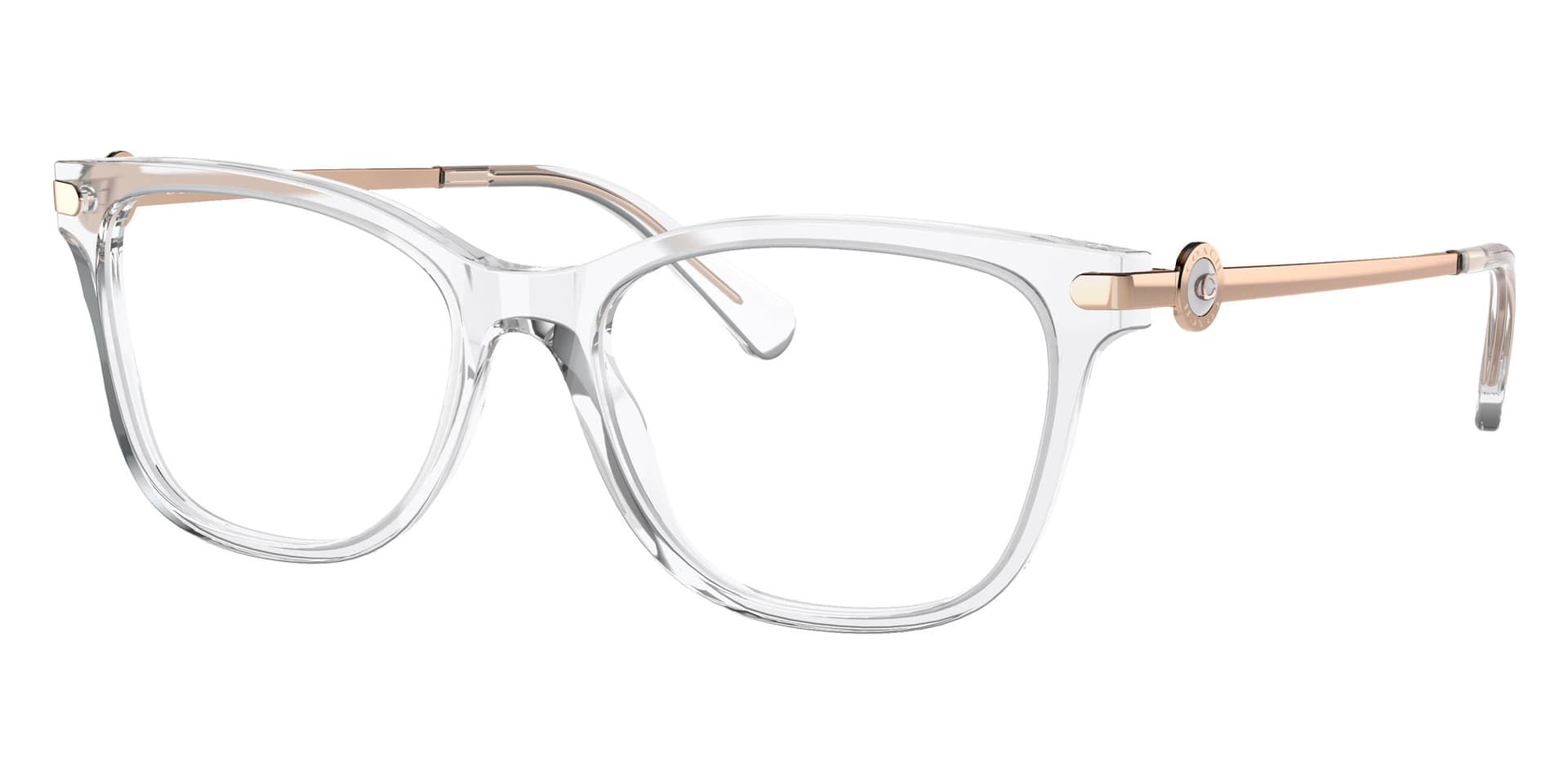 Coach Frame HC6176 in Clear (5111), front three-quarter view